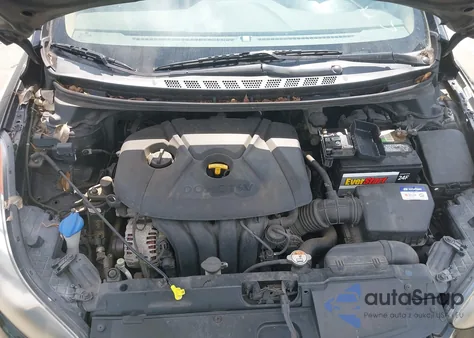 2012 Hyundai Elantra Gls (Ulsan Plant) from USA, damaged, VIN KMHDH4AE6CU301330